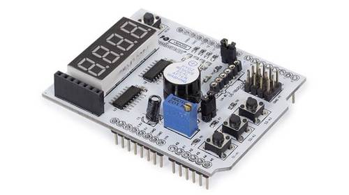 Kompatibel mit Arduino: Multi-Function Shield von Whadda samt LCD-Anzeige