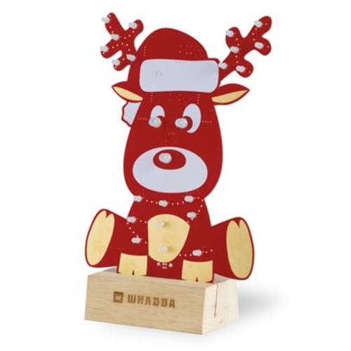 Thumbnail - Whadda WPXL102 LED Bausatz Rudolf XL vormontiertes Programmierkit - rote Version