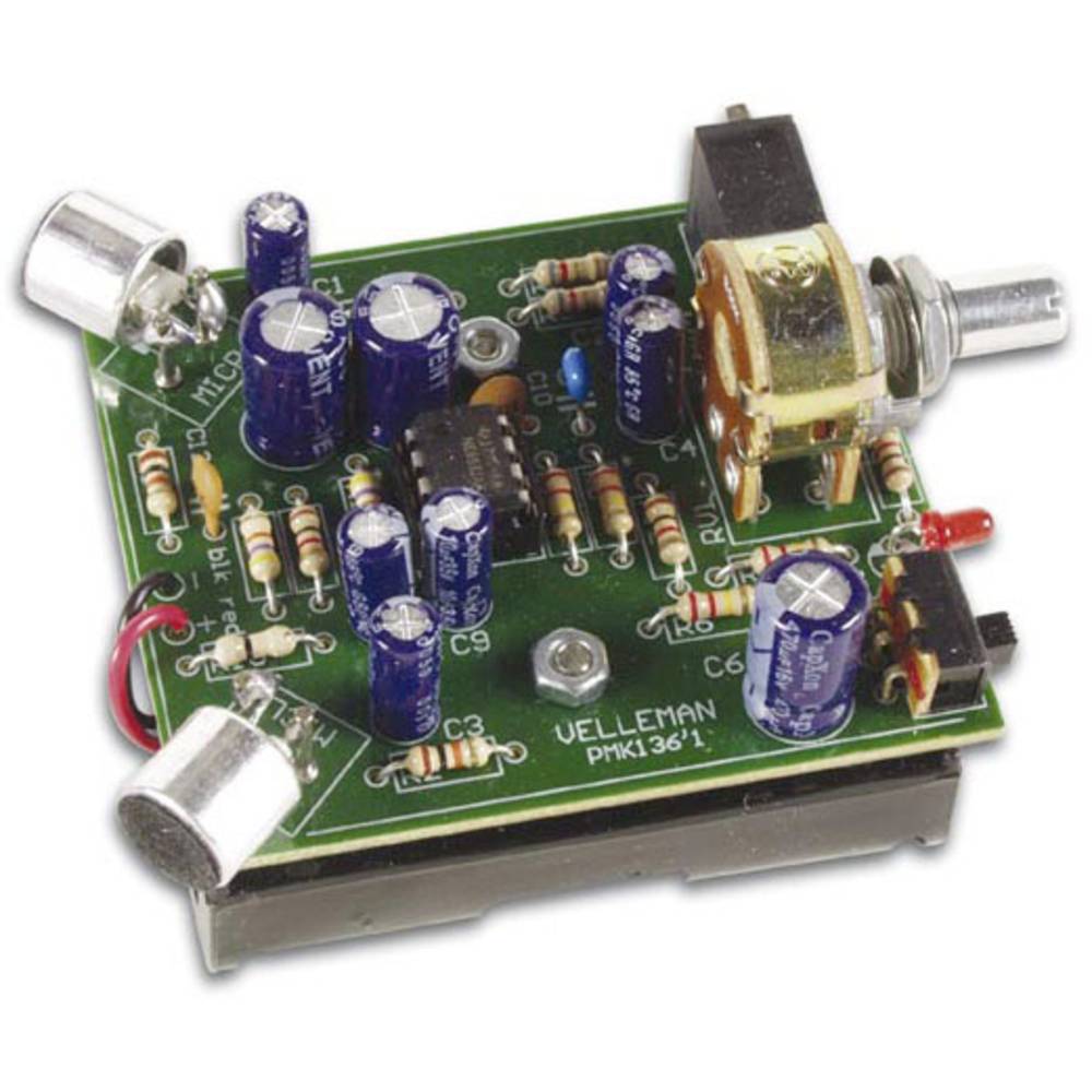 Whadda soldeerkit audioversterker 6,2 x 5,4 cm 1,5 V groen