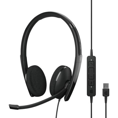 Thumbnail - EPOS Headset On Ear Headset kabelgebunden Stereo Schwarz Noise Cancelling Lautstärkeregelung, Mikrofon-Stummschaltung Te...