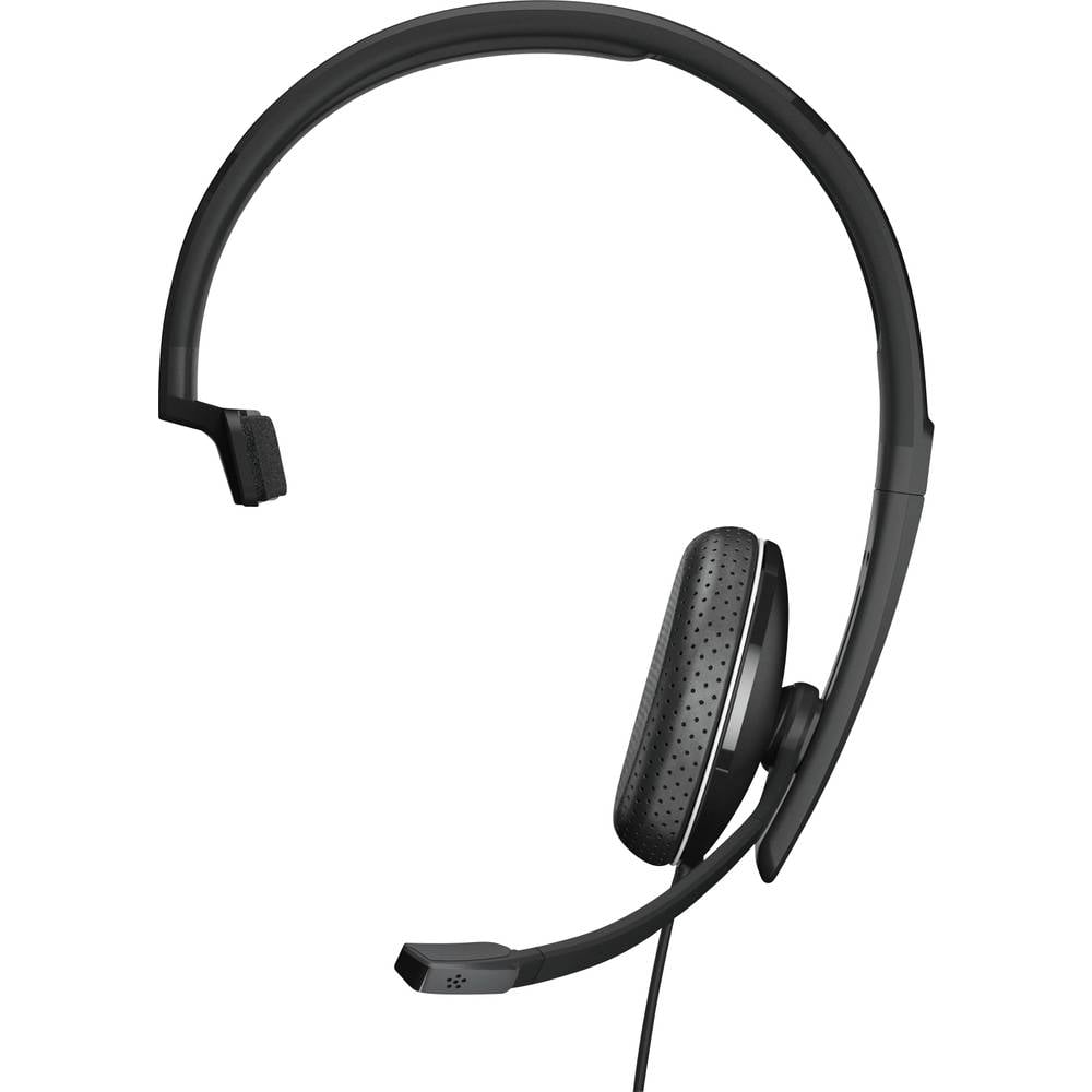 EPOS On Ear headset Telefoon Kabel Mono Zwart Noise Cancelling Microfoon uitschakelbaar (mute)