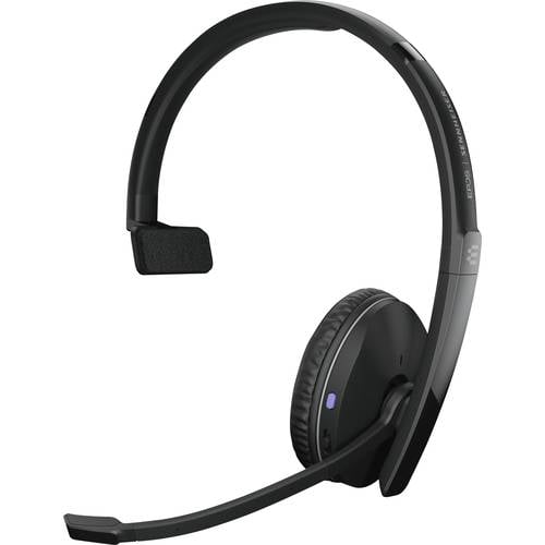 EPOS 1000896 Over Ear Headset Bluetooth® Mono Schwarz Noise Cancelling Lautstärkeregelung, Mikrofon-Stummschaltung Telef...