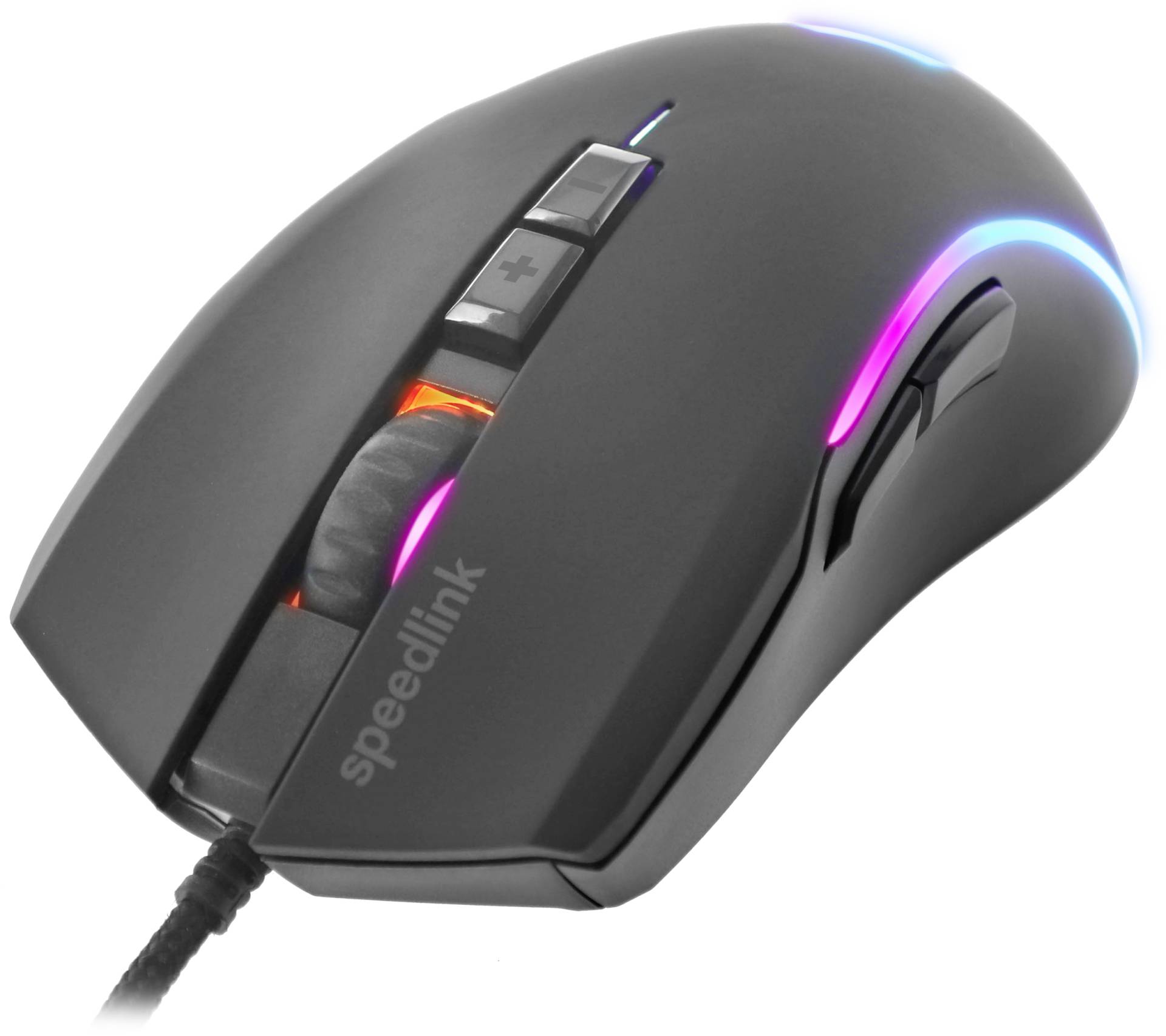 SpeedLink ZAVOS Gaming-Maus USB Schwarz 5 Tasten 3200 dpi, 6400 dpi Beleuchtet-1