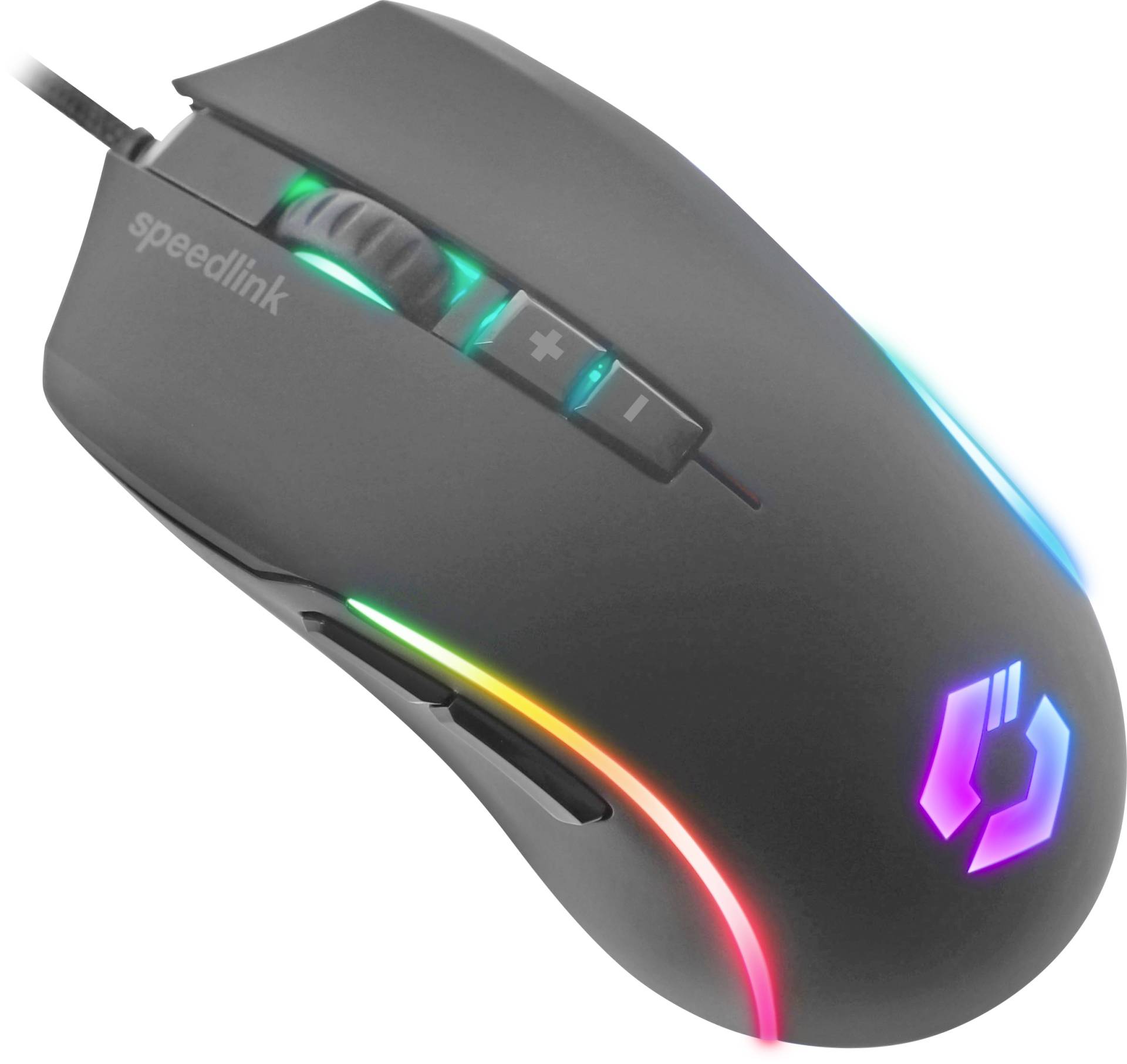 SpeedLink ZAVOS Gaming-Maus USB Schwarz 5 Tasten 3200 dpi, 6400 dpi Beleuchtet-2