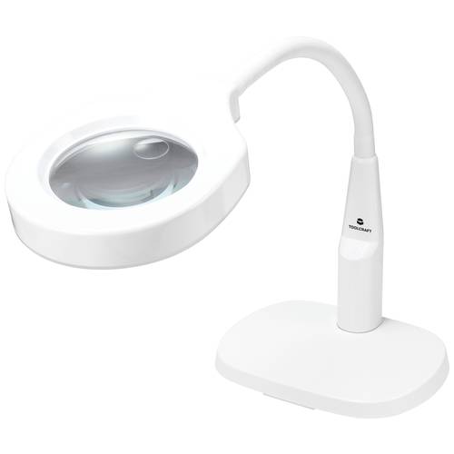 TOOLCRAFT TO-7447449 TOOLCRAFT 2-in-1 Lupenleuchte Vergrößerungsfaktor=1.75 x, 3 x 85 mm 2021 Energieeffizienzklasse n.r...