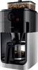 Philips Grind & Brew HD7767 - Kaffeemaschine - 12 Tassen - Metall/Schwarz