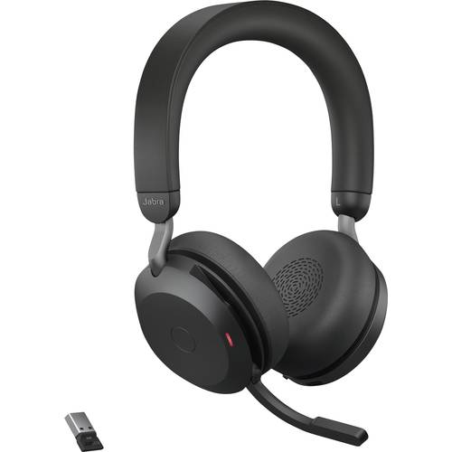 Thumbnail - Jabra Evolve2 75 On Ear Headset Bluetooth®, kabelgebunden Stereo Schwarz Mikrofon-Rauschunterdrückung Lautstärkeregelung...