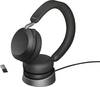 Jabra Evolve2 75 Over Ear Headset kabelgebunden Stereo Schwarz Noise Cancelling Batterieladeanzeige, Mikrofon-Stummschaltung Telefon