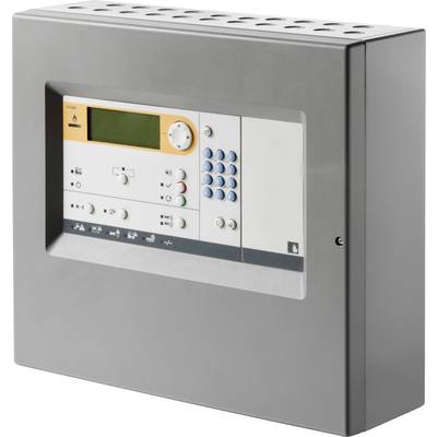 Ein rechteckiges, graues Gehäuse mit einem Bedienfeld. Das Bedienfeld zeigt Tasten, Drehregler und ein kleines Display. Es wirkt elektronisch und funktional.