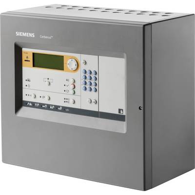 'Siemens Cerberus' Brandmeldesystem, rechteckig, mit Display, Tastenfeld und Steuerelementen zur Brandüberwachung und Sicherheit.