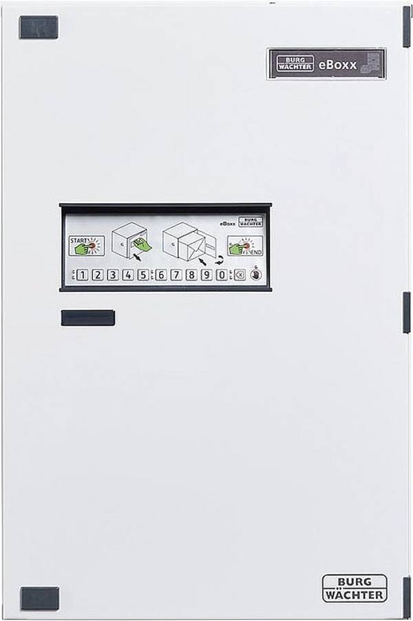 Burg Wächter 41920 eBoxx E 635 W Paketbriefkasten  Weiß