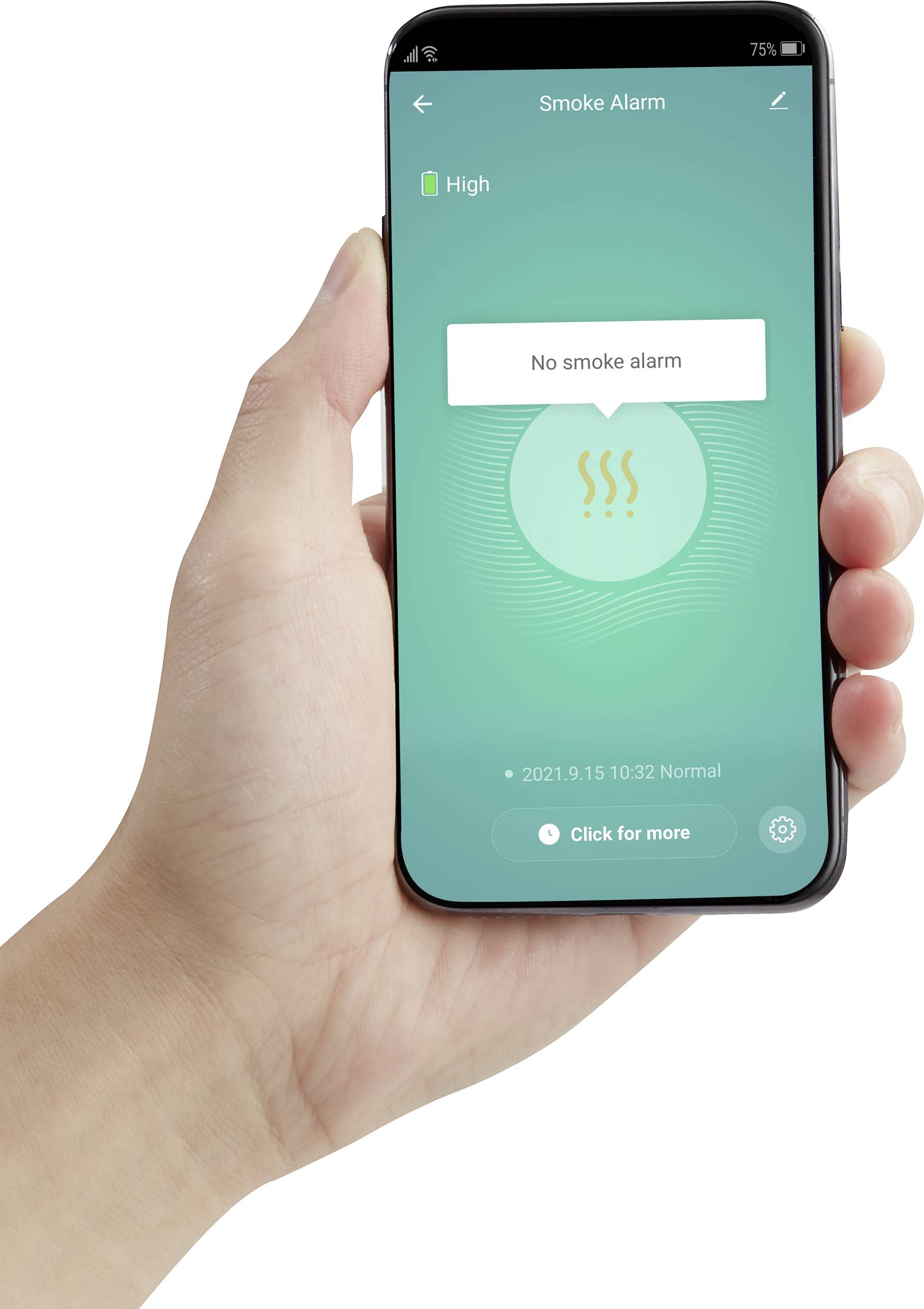 Sygonix WLAN Rauchwarnmelder mit App-Steuerung batteriebetrieben (B x H x T) 76 x 76 x 29 mm-8