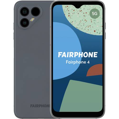 Fairphone Fairphone 4 Smartphone 128 GB 16 cm (6.3 Zoll) Grau Android™ 11 Dual-SIM