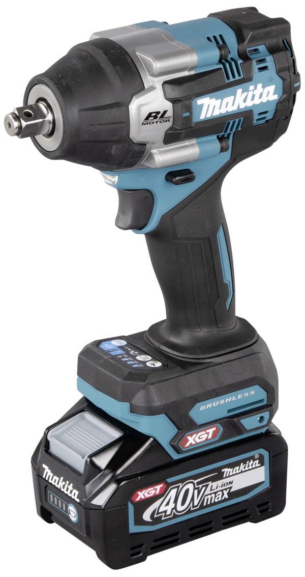 Makita TW007GM201 TW007GM201 Akku-Schlagschrauber hart 760 Nm  40 V Anzahl mitgelieferte Akkus 2 4.0 Ah  bürstenlos