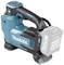 Akku-Luftkompressor von Makita mit ergonomischem Griff und Digitalanzeige, ideal für schnelles Aufpumpen von Reifen und Sportbällen.