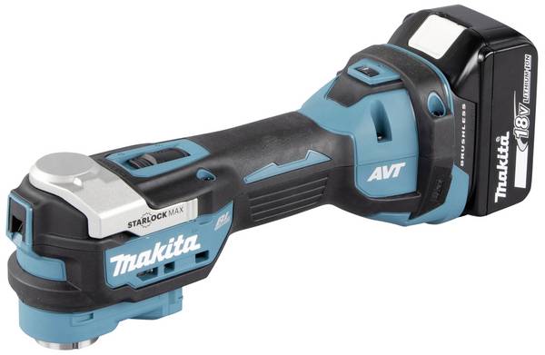 Makita DTM52T1JX2 DTM52T1JX2 Akku-Multifunktionswerkzeug bürstenlos, inkl. Koffer 18 V Anzahl mitgelieferte Akkus 1