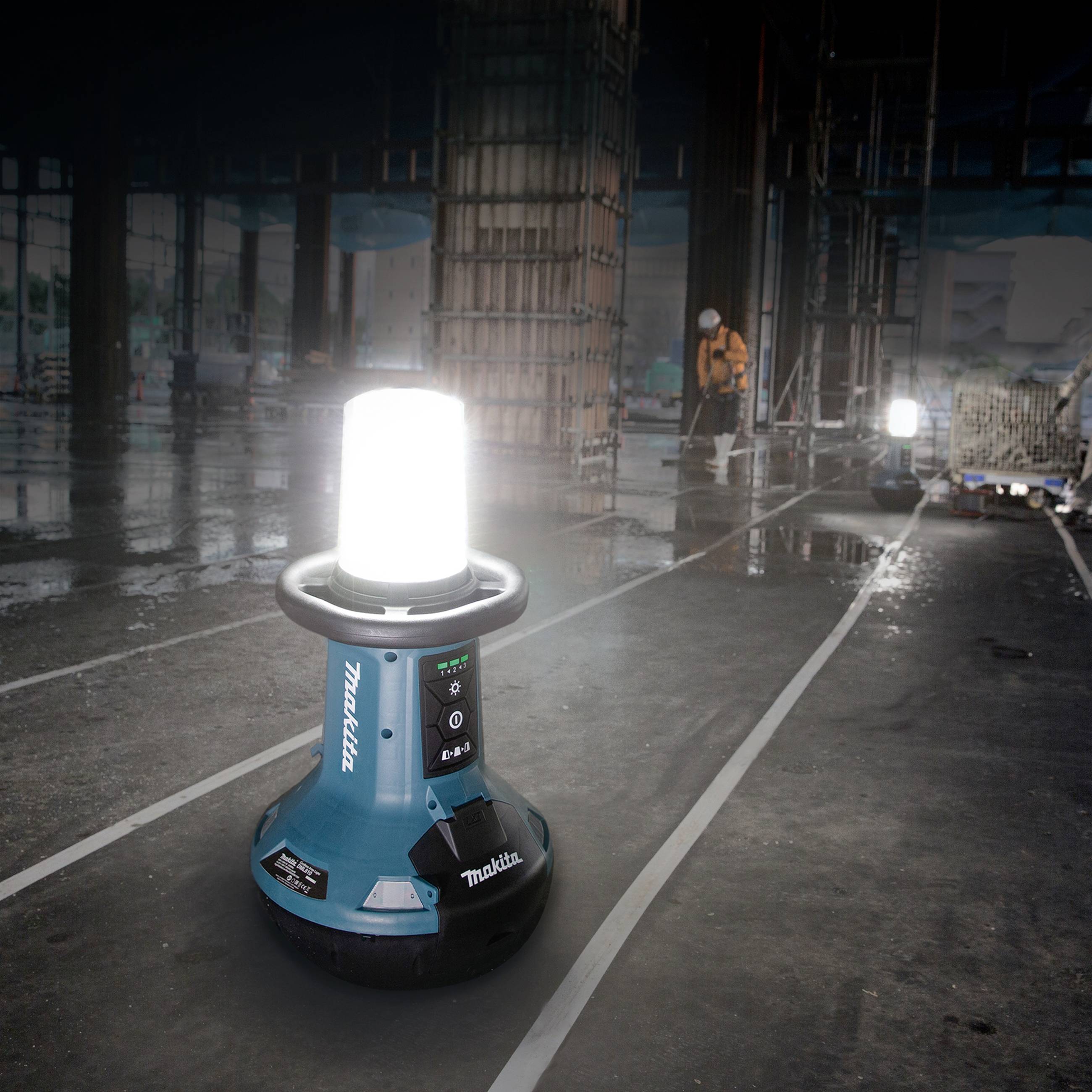 Makita DML 810 Z Akku LED Flächenlicht 18 / 36 V ( 2 x 18 V ) 5500 lm IP54 - ohne Akku, ohne Ladegerät-8