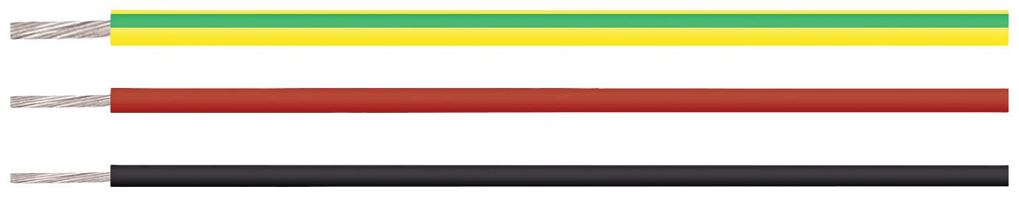 HELUKABEL 24613-100 Litze SiF 1 x 10.00 mm² Grün-Gelb 100 m