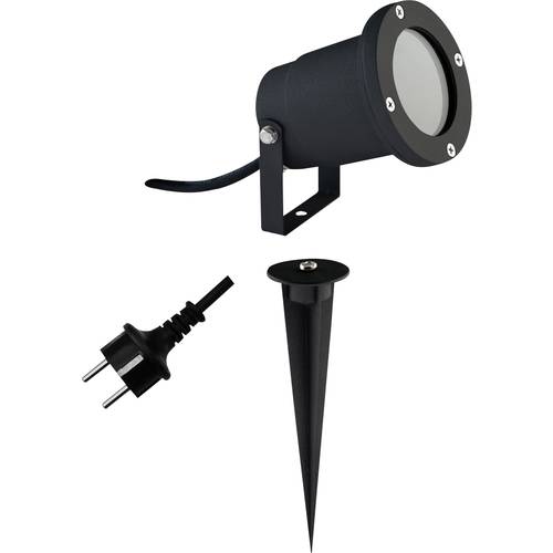 EVN 545239 EVN Lichttechnik LED-Gartenstrahler GU10 35 W Schwarz