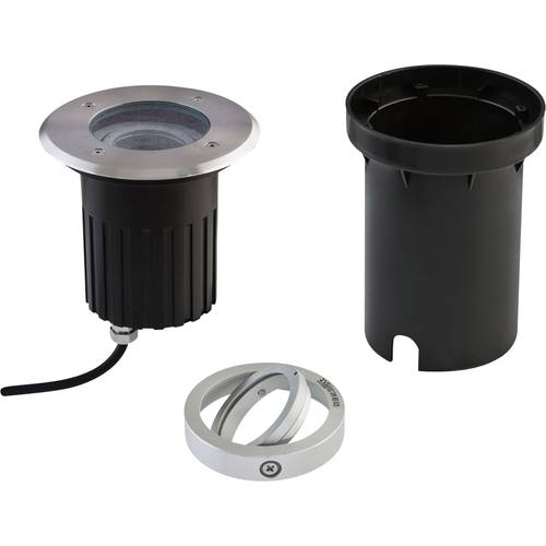 EVN 678710 678710 Bodeneinbauleuchte GU10 Hochvolt-Halogenlampe Edelstahl