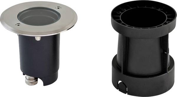 EVN 679235 679235 Bodeneinbauleuchte GU10 Hochvolt-Halogenlampe    Edelstahl