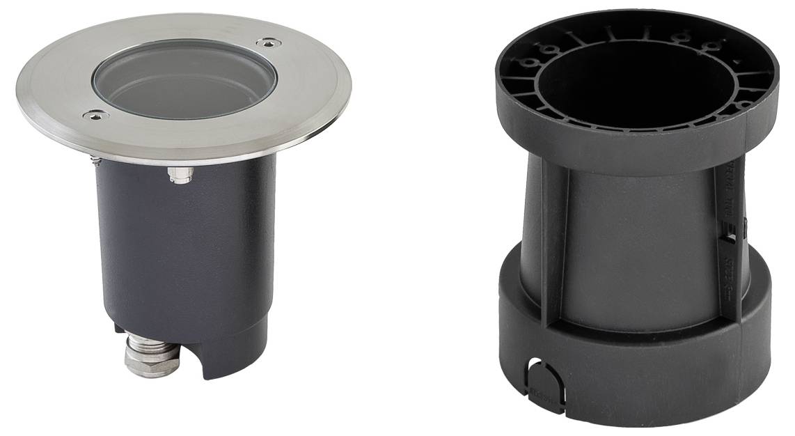EVN 679235 679235 Bodeneinbauleuchte GU10 Hochvolt-Halogenlampe Edelstahl-1