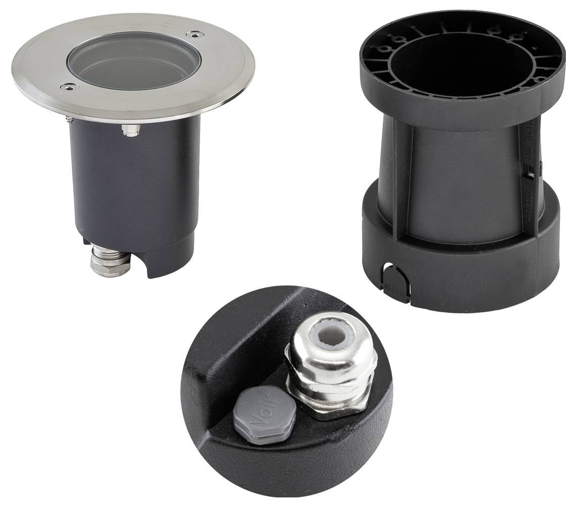 EVN 679235EV 679235EV Bodeneinbauleuchte GU10 Hochvolt-Halogenlampe Edelstahl-1