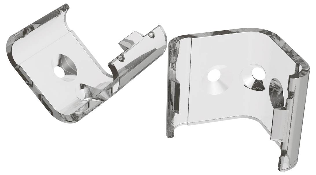 EVN APESCLIP APESCLIP Befestigungs-Set Kunststoff (L x B x H) 22.28 x 22.28 x 20 mm Piece 1 St.-1