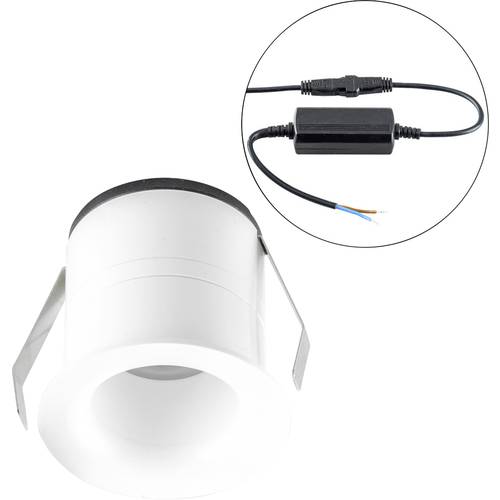 EVN C44070102 C44070102 LED-Einbauleuchte LED LED fest eingebaut 7 W Weiß