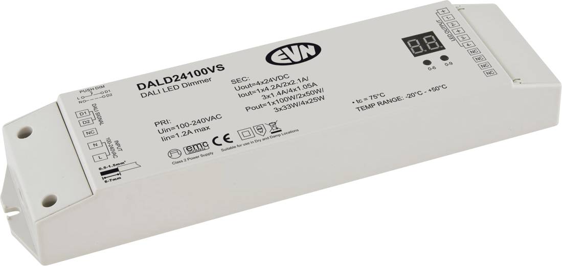 EVN EVN Lichttechnik LED-Fernbedienung 244 mm 64 mm