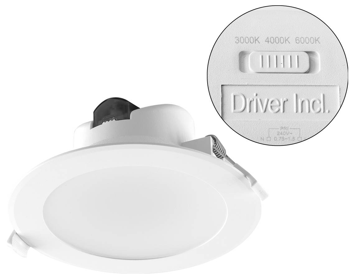 EVN L1200125 L1200125 LED-Einbauleuchte LED LED fest eingebaut 14 W Weiß-1