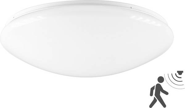 EVN L360180125BM L360180125BM LED-Deckenleuchte mit Bewegungsmelder LED LED fest eingebaut  18 W Weiß
