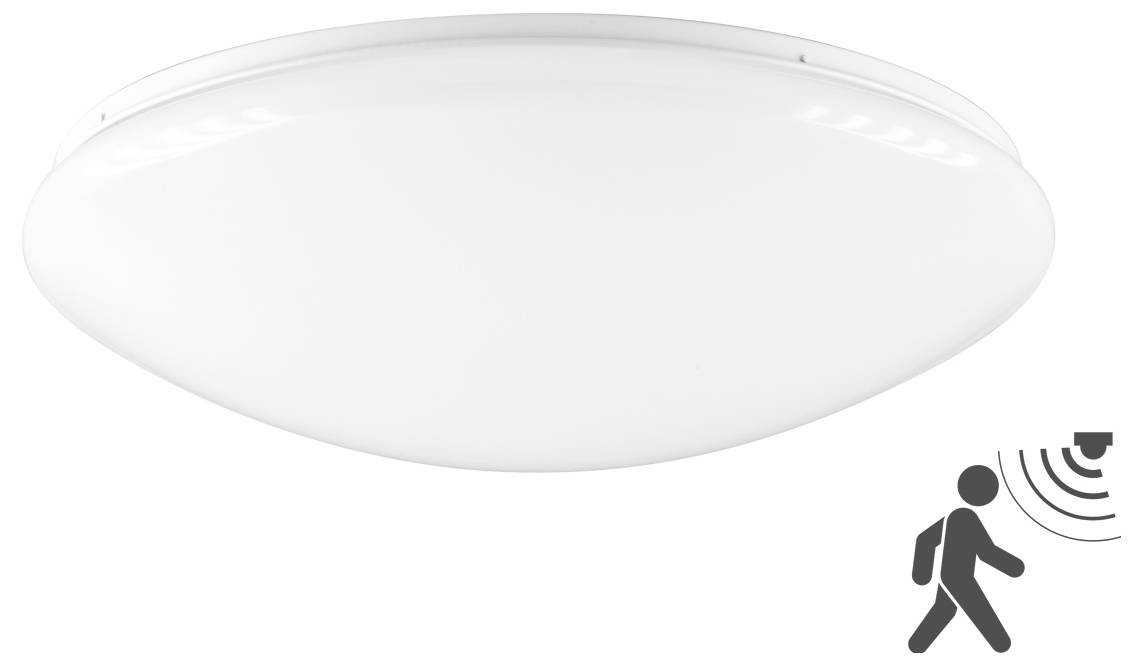 EVN L410320125BM L410320125BM LED-Deckenleuchte mit Bewegungsmelder 32 W Weiß-1