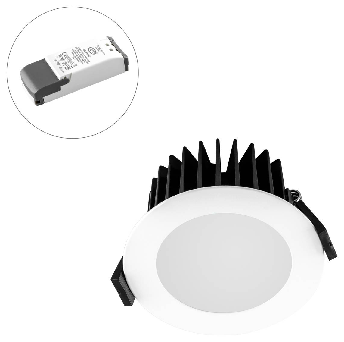 EVN L44100102 L44100102 LED-Einbauleuchte LED LED fest eingebaut 10 W Weiß-1