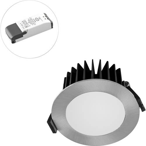 EVN L44101327 L44101327 LED-Einbauleuchte LED LED fest eingebaut 10 W Chrom