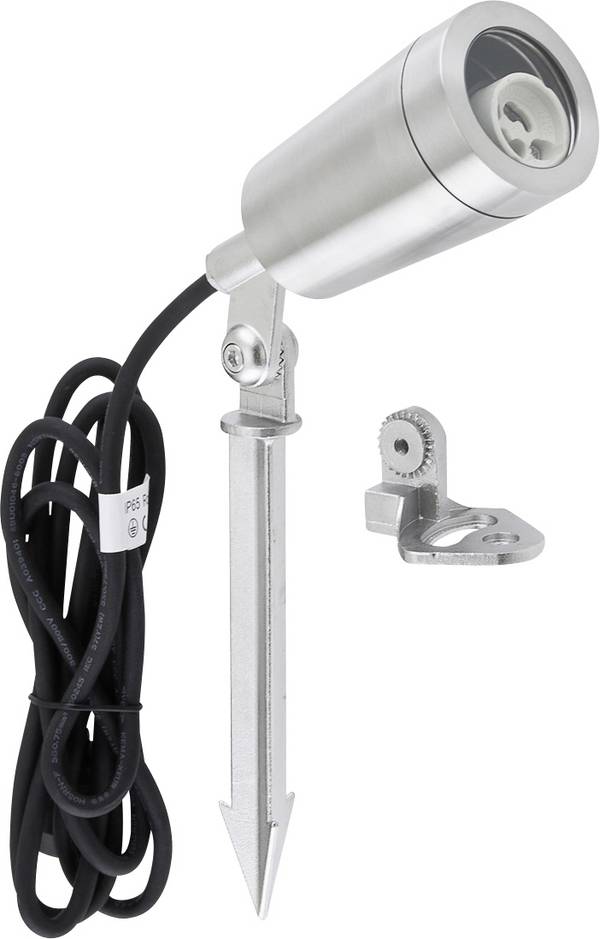 EVN L651023 L651023 LED-Gartenstrahler    LED GU10 6 W Edelstahl