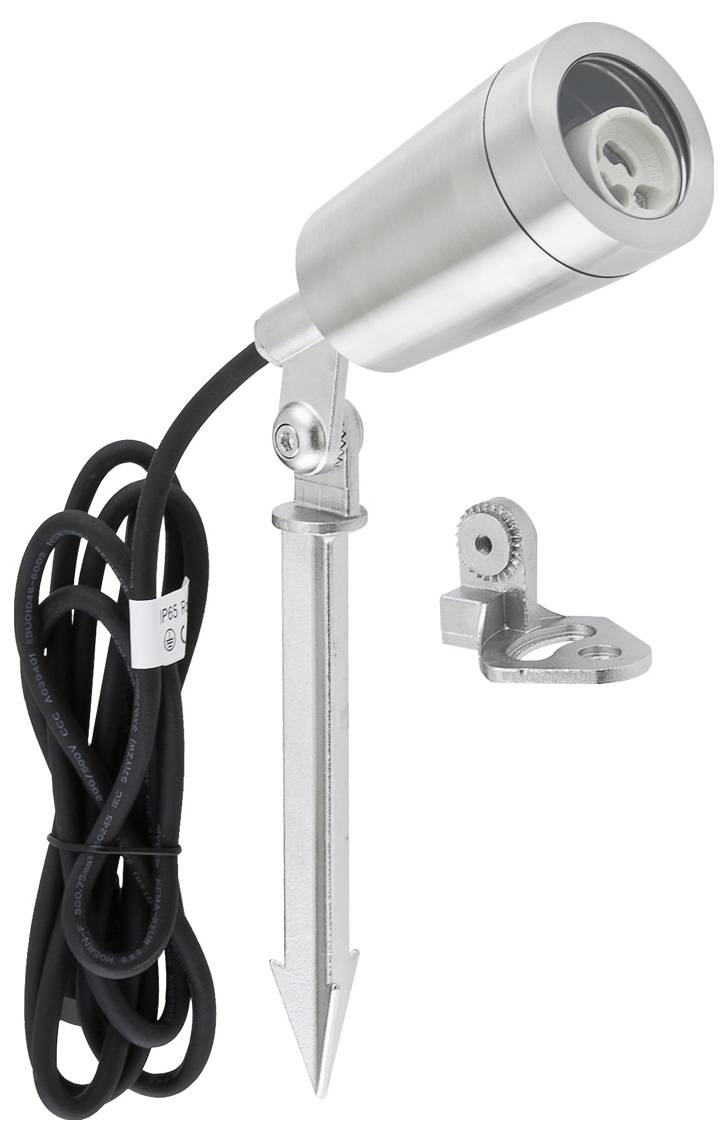 EVN L651023 L651023 LED-Gartenstrahler LED GU10 6 W Edelstahl-1