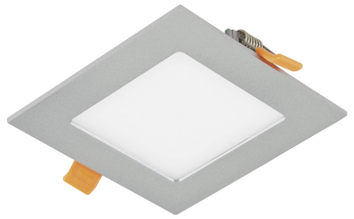 EVN LPQ123502 LPQ123502 LED-Einbaupanel 9 W Warmweiß Silber-1