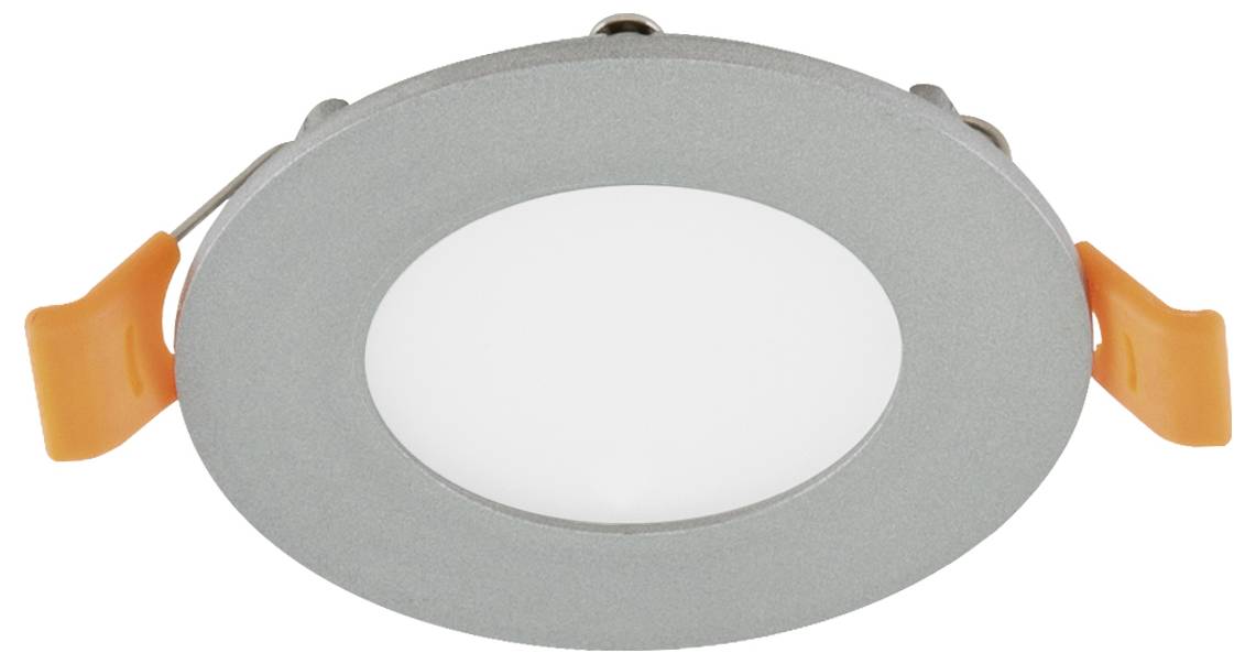 EVN LPR083502 LPR083502 LED-Einbaupanel 5 W Warmweiß Silber-1