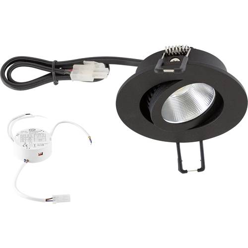 EVN PC20D60902 EVN Lichttechnik LED-Einbauleuchte LED LED fest eingebaut 6 W Schwarz