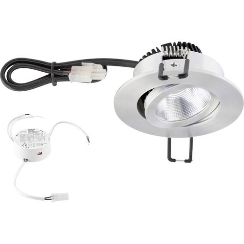 EVN PC20D91402 EVN Lichttechnik LED-Einbauleuchte LED LED fest eingebaut 8.4 W Aluminium