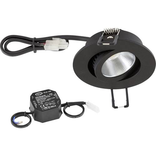 EVN PC20N60902 EVN Lichttechnik LED-Einbauleuchte LED LED fest eingebaut 6 W Schwarz