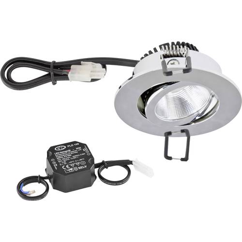 EVN PC20N61127 LED-Einbauleuchte LED LED fest eingebaut 6 W Chrom