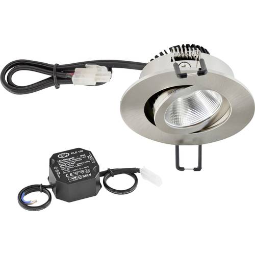 EVN PC20N61327 LED-Einbauleuchte LED LED fest eingebaut 6 W Edelstahl