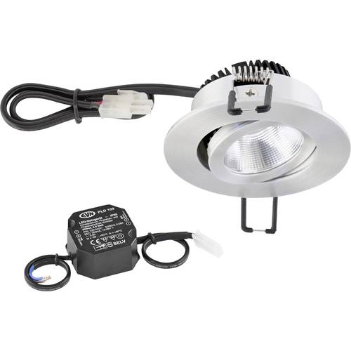 EVN PC20N61402 EVN Lichttechnik LED-Einbauleuchte LED LED fest eingebaut 6 W Aluminium