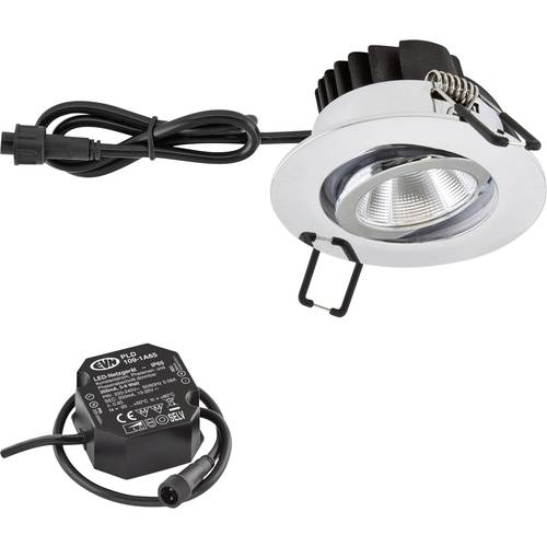 EVN PC650N61102 PC650N61102 LED-Einbauleuchte LED LED fest eingebaut 6 W Chrom
