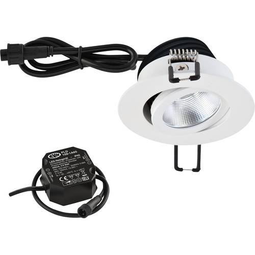 EVN PC650N90140 LED-Einbauleuchte LED LED fest eingebaut 8.4 W Weiß