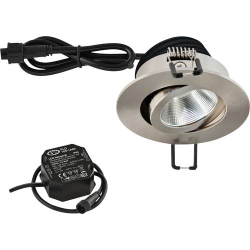 EVN PC650N91340 LED-Einbauleuchte LED LED fest eingebaut 8.4 W Edelstahl