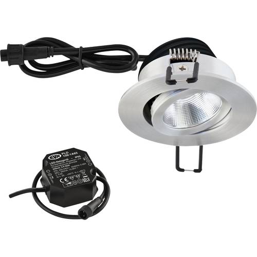 EVN PC650N91440 LED-Einbauleuchte LED LED fest eingebaut 8.4 W Aluminium