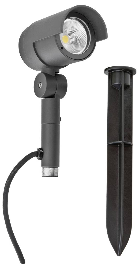 EVN PLC65151502 PLC65151502 LED-Gartenstrahler 15 W Anthrazit-1